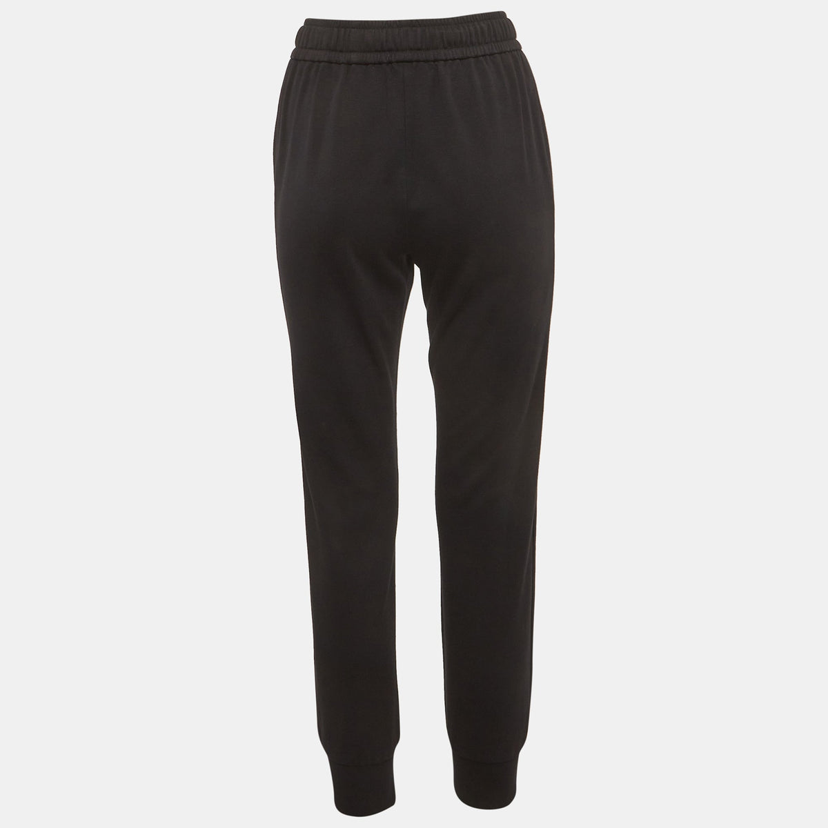 Ch Carolina Herrera Black Jersey Drawstring Joggers