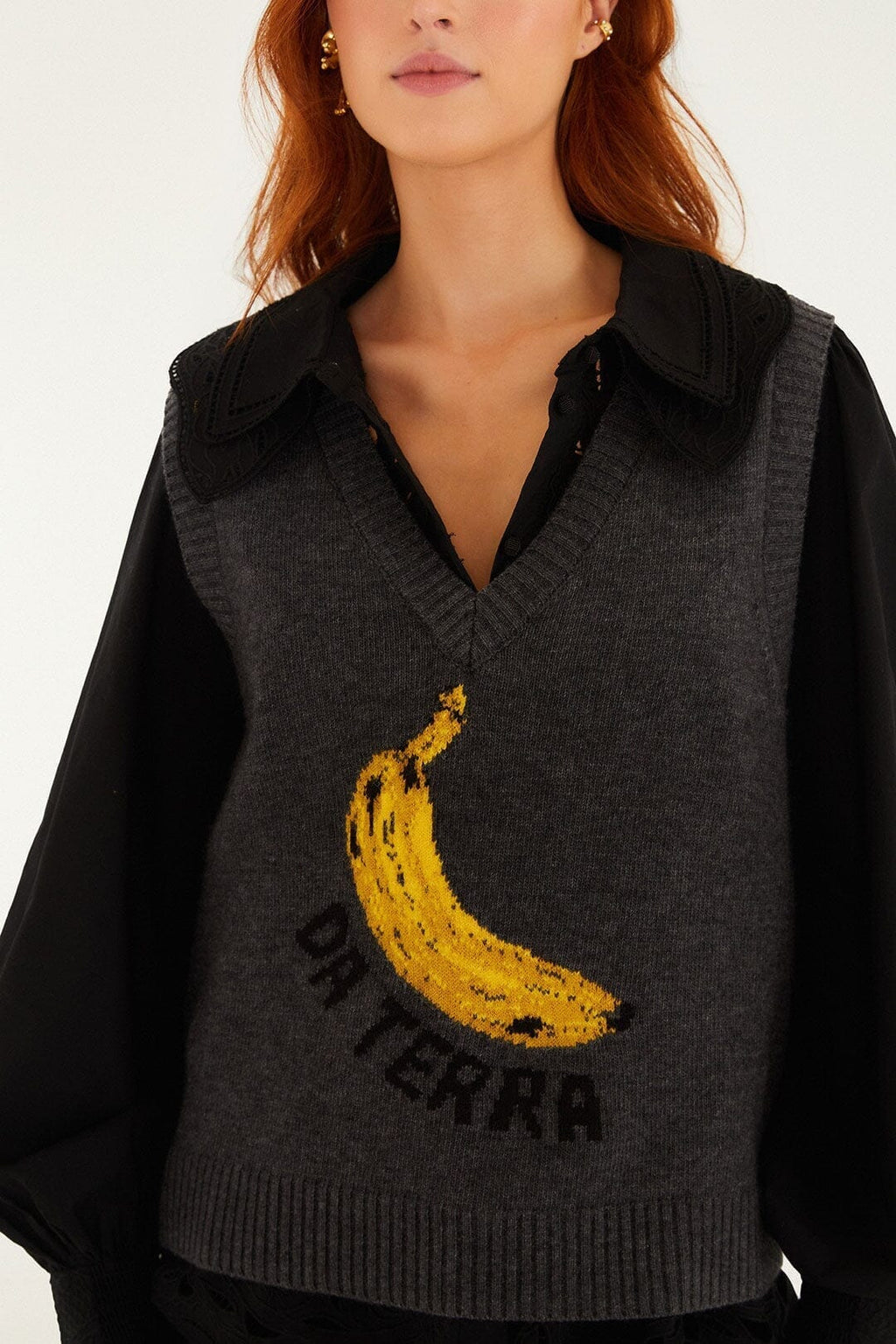 Grey Banana Da Terra Knit Vest