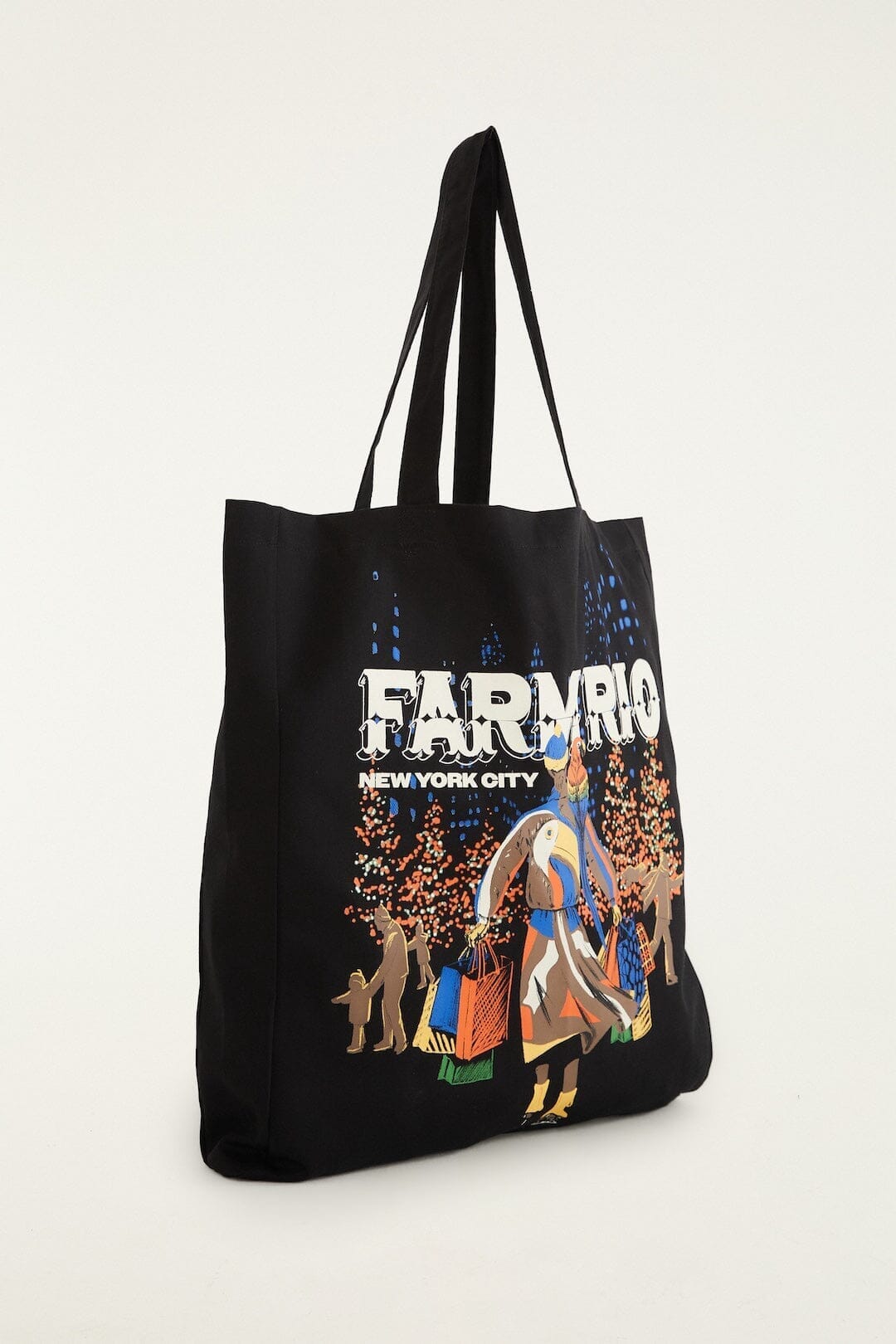 Black Nyc Skating Tote Bag