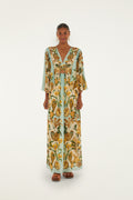 Sand Marine Garden Maxi Dress