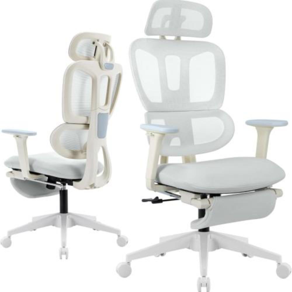Ergonomic Mesh Office Chair with Footrest
