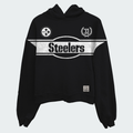 Steelers Oversized Cropped Hoodie