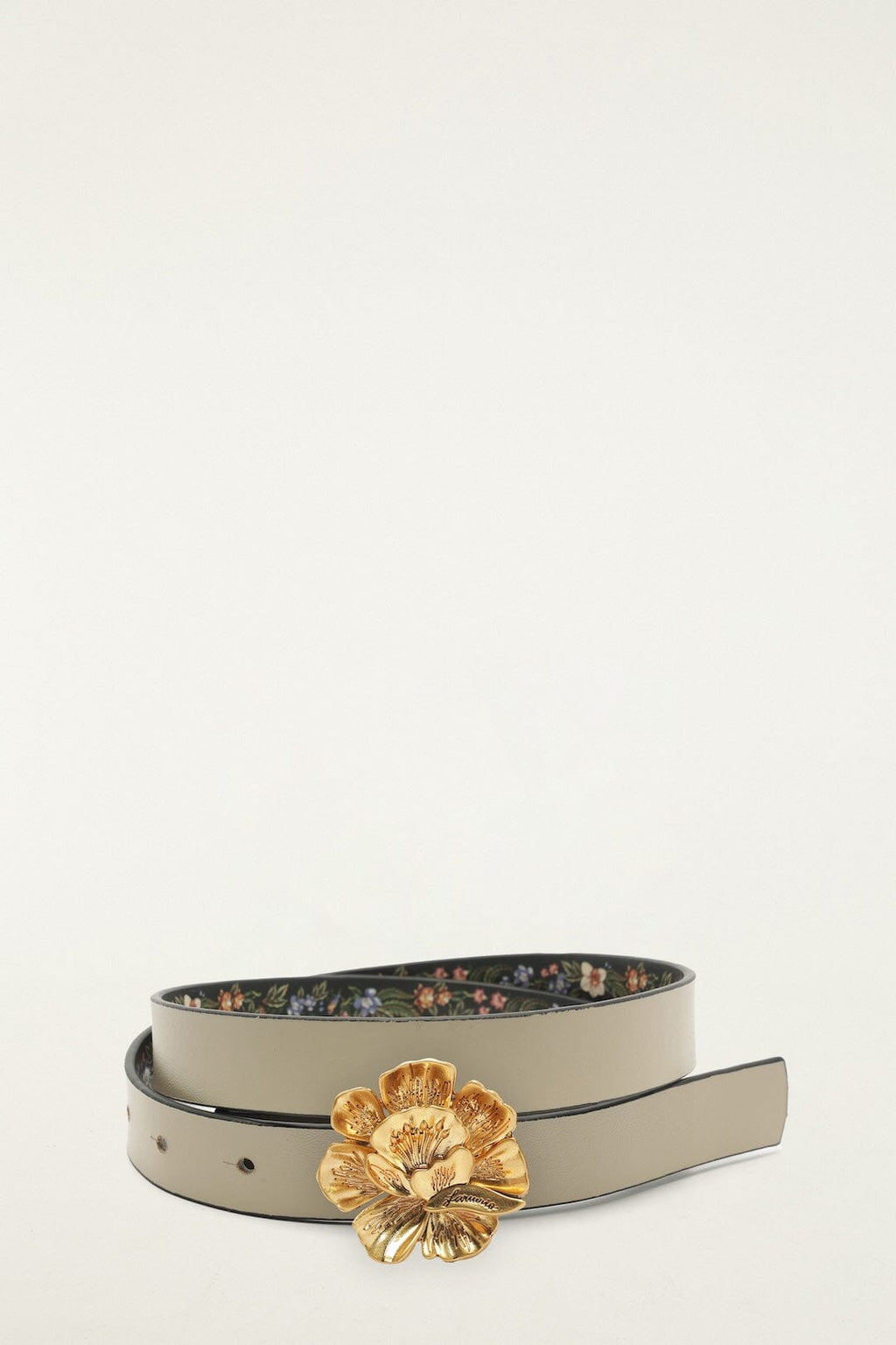 Grey Double Sided Strap Belt