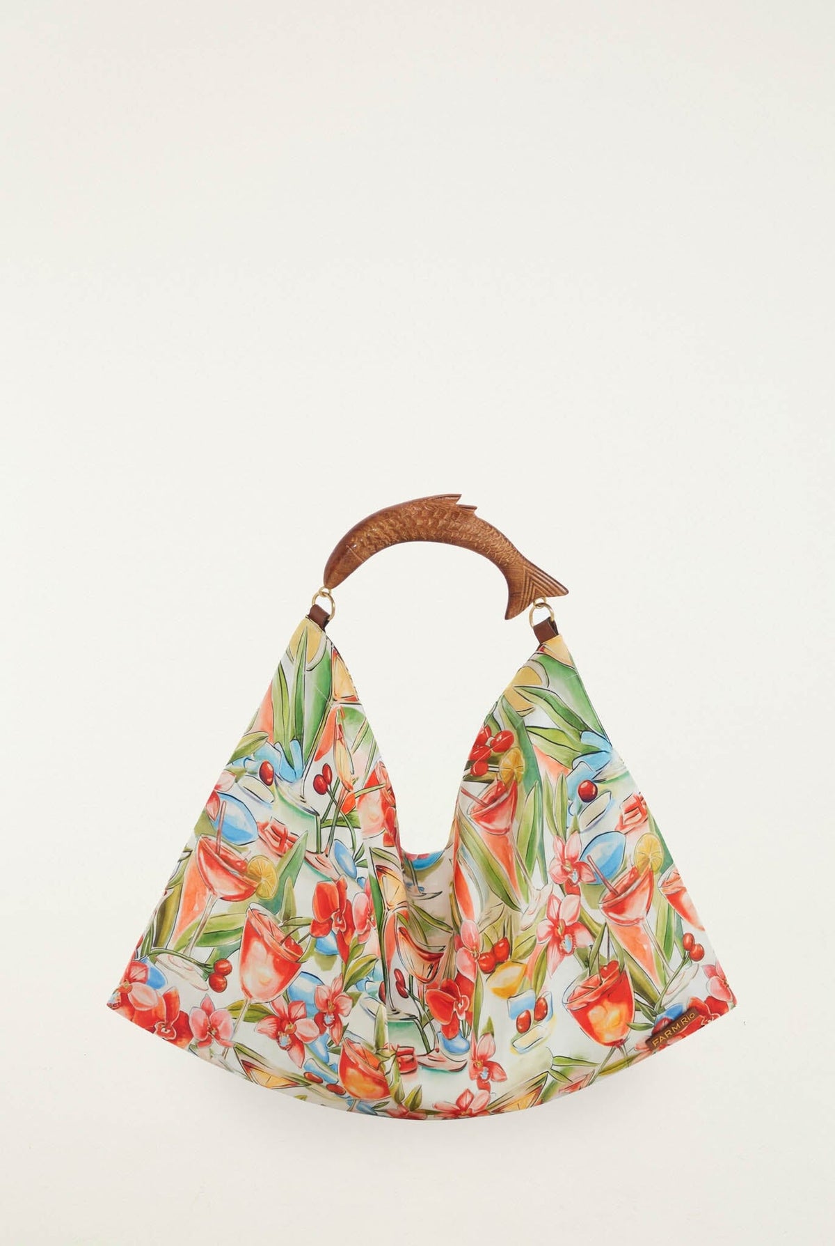 Off-White Drinks Satin Mini Scarf Bag