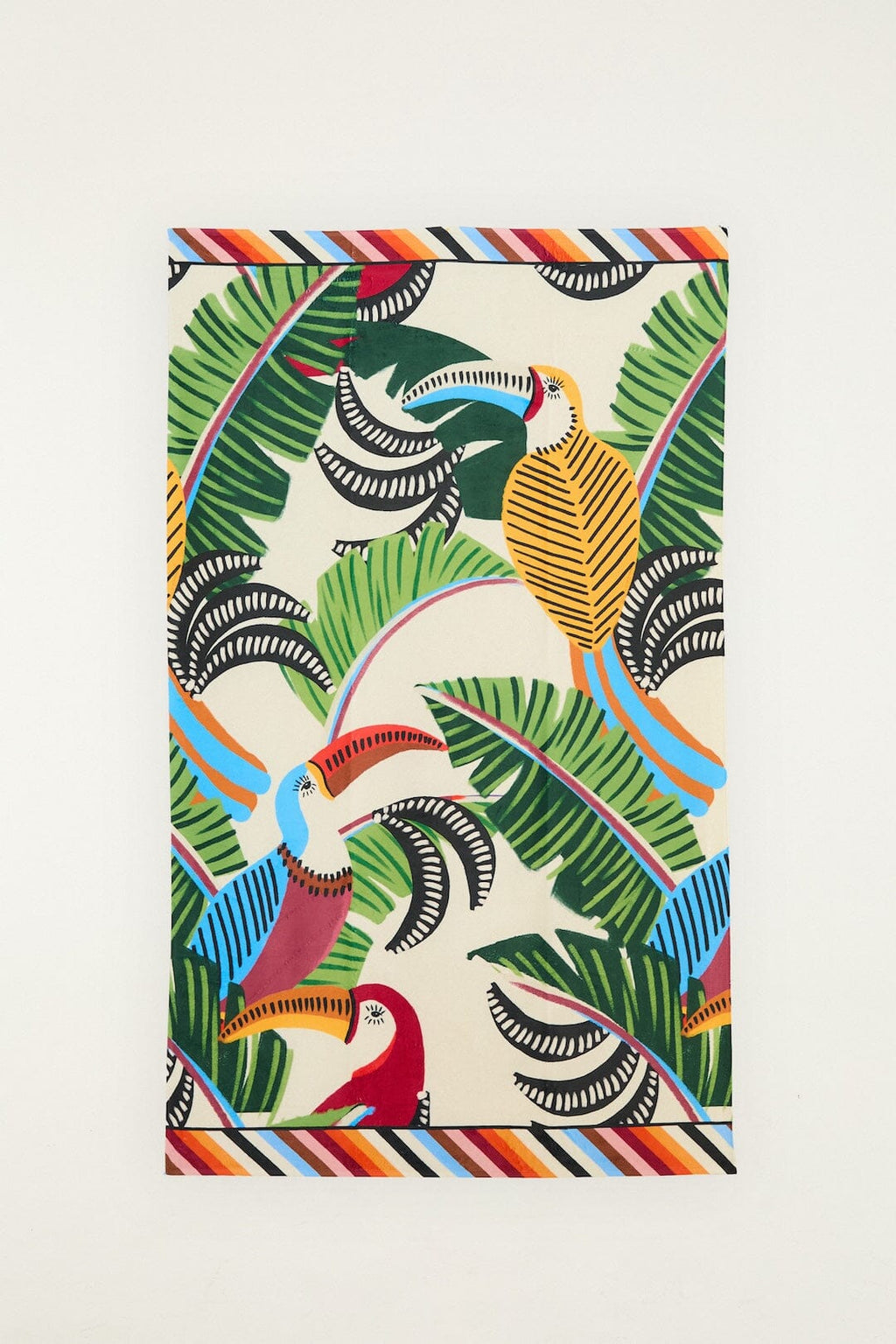 Toucan With Foliage Towel