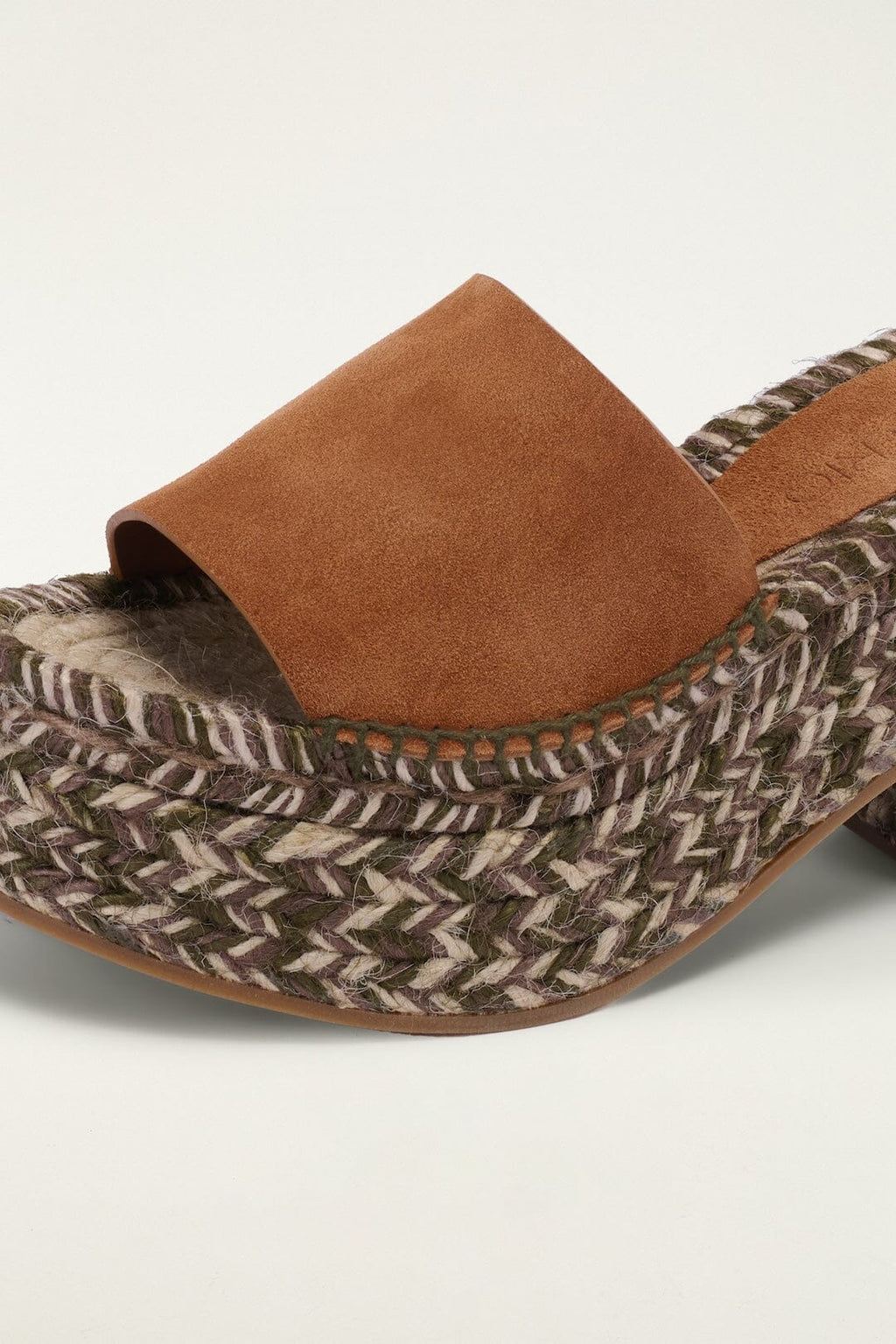 Brown Platform Espadrille Sandal