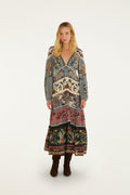 Stained Glass Beauty Long Sleeve Maxi Dress