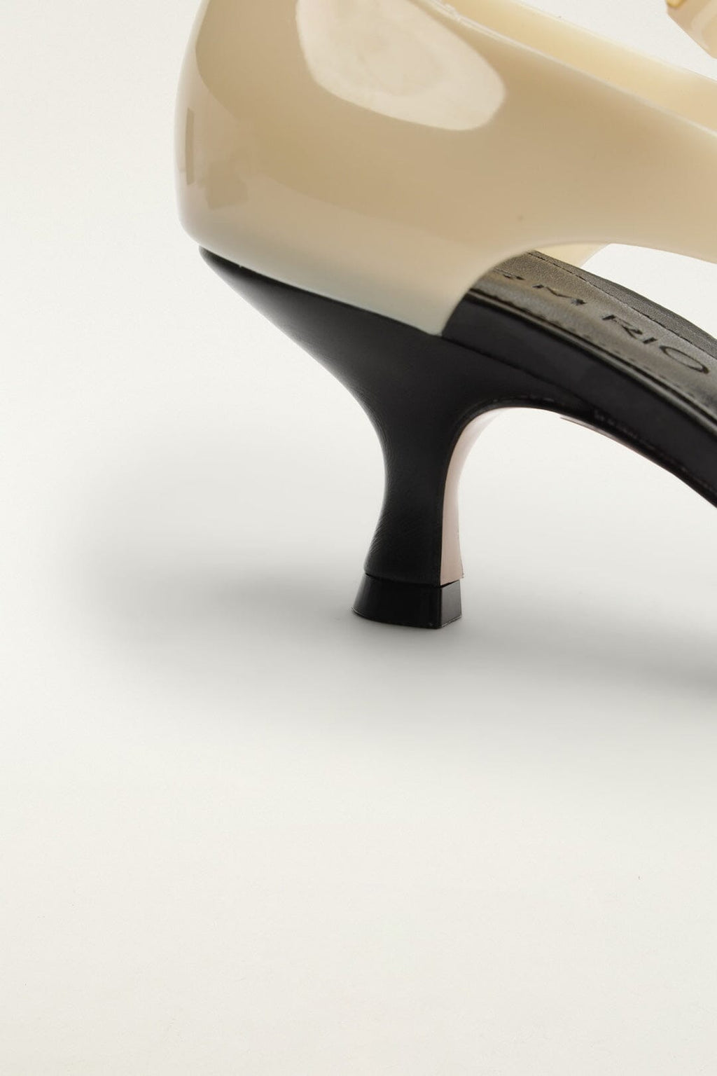 Off-White Jelly Heeled Sandal