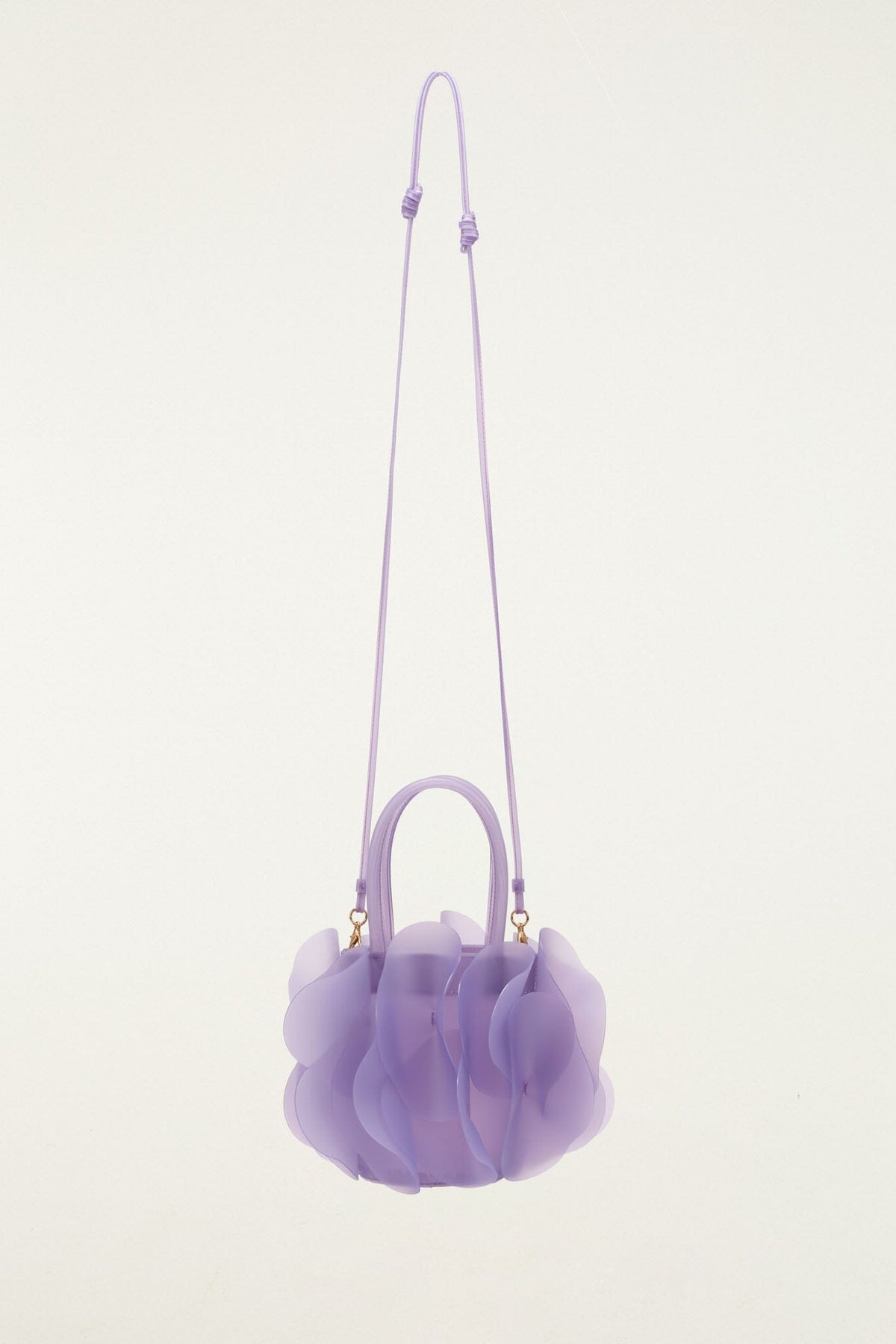 Purple Jelly Flower Bag