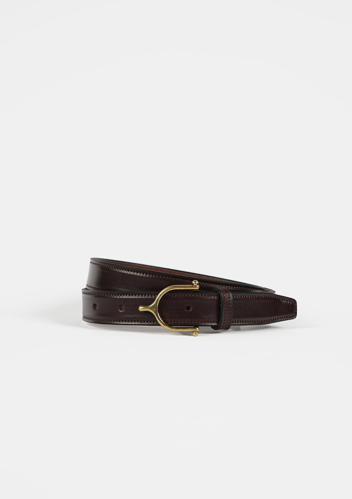 3/4" Spur Leather Belt