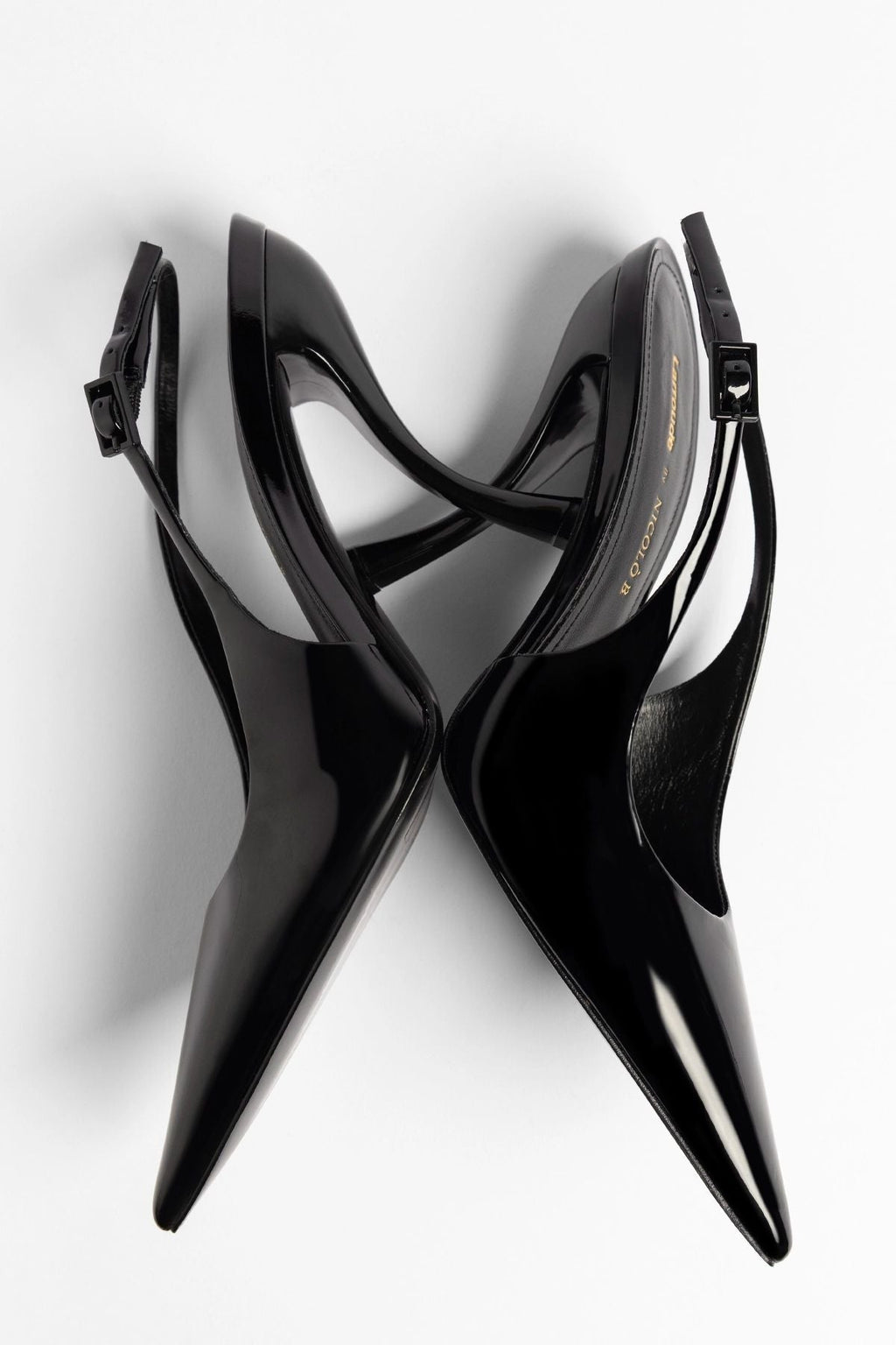 Larroudé by Nicolò B.: Grace Pump Black Patent Leather