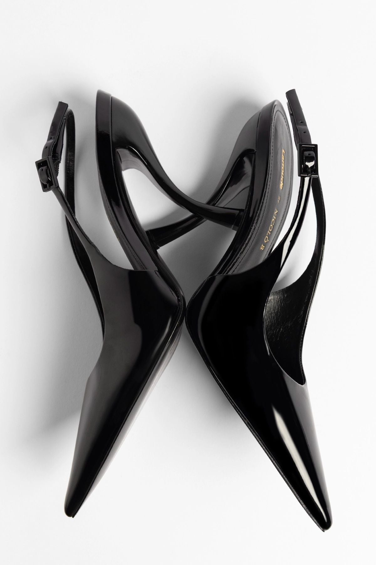 Larroudé by Nicolò B.: Grace Pump Black Patent Leather
