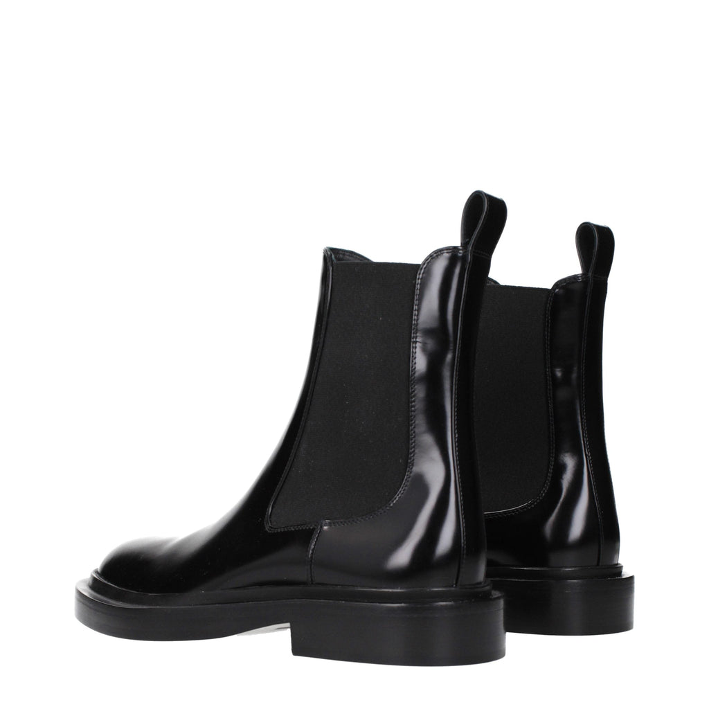 Jil Sander Leather Ankle Women's Boots