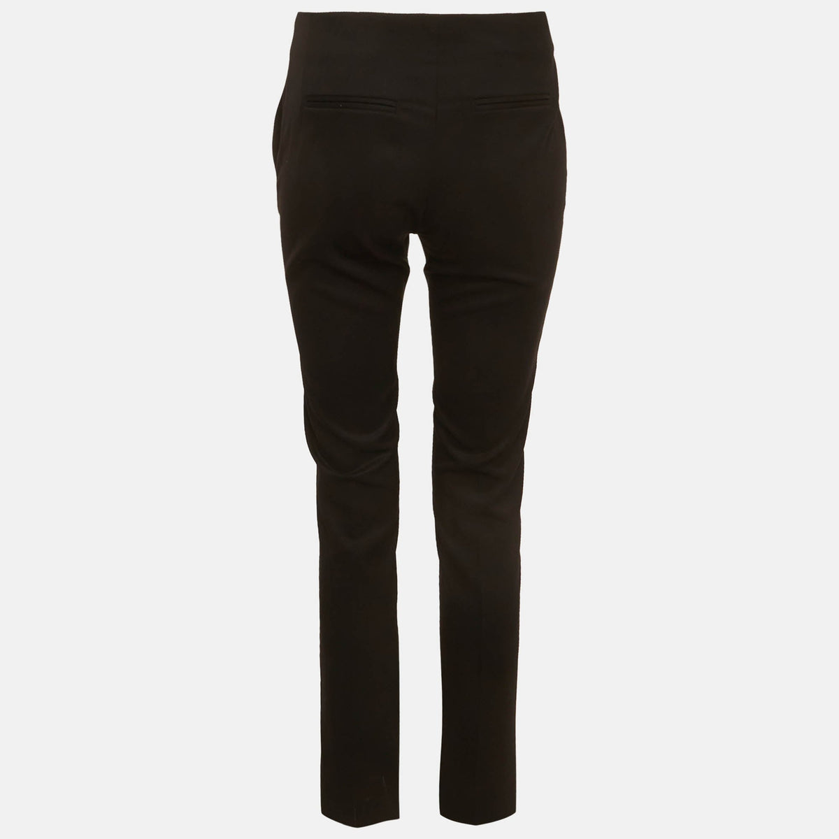The Kooples Black Gabardine Straight Fit Trousers