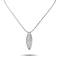 Io Si 18K White Gold 0.48ct Diamond and Rock Crystal Pendant Necklace IO26-080726