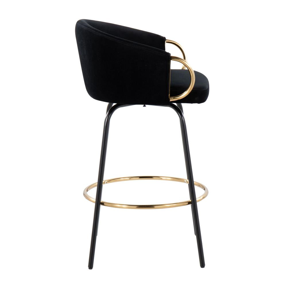 Stylish Velvet Counter Stools