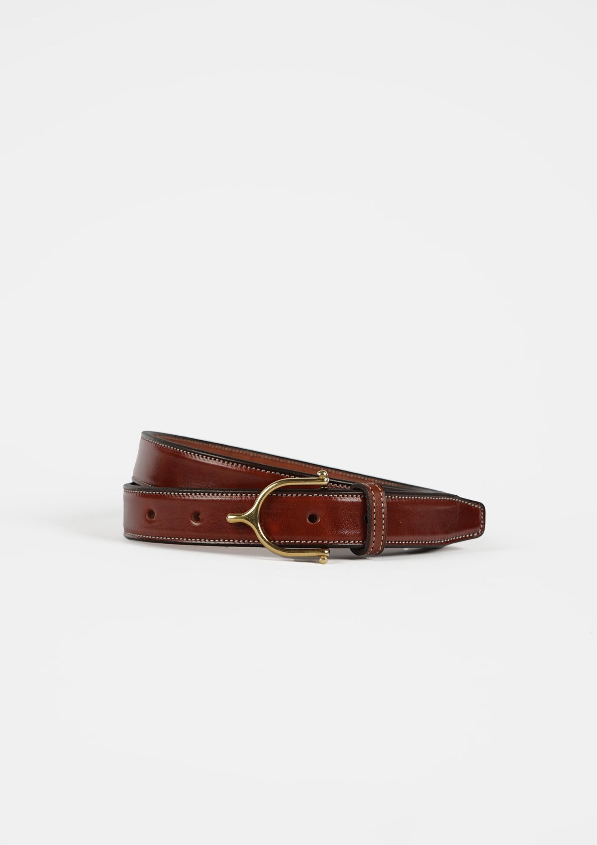 3/4" Spur Leather Belt
