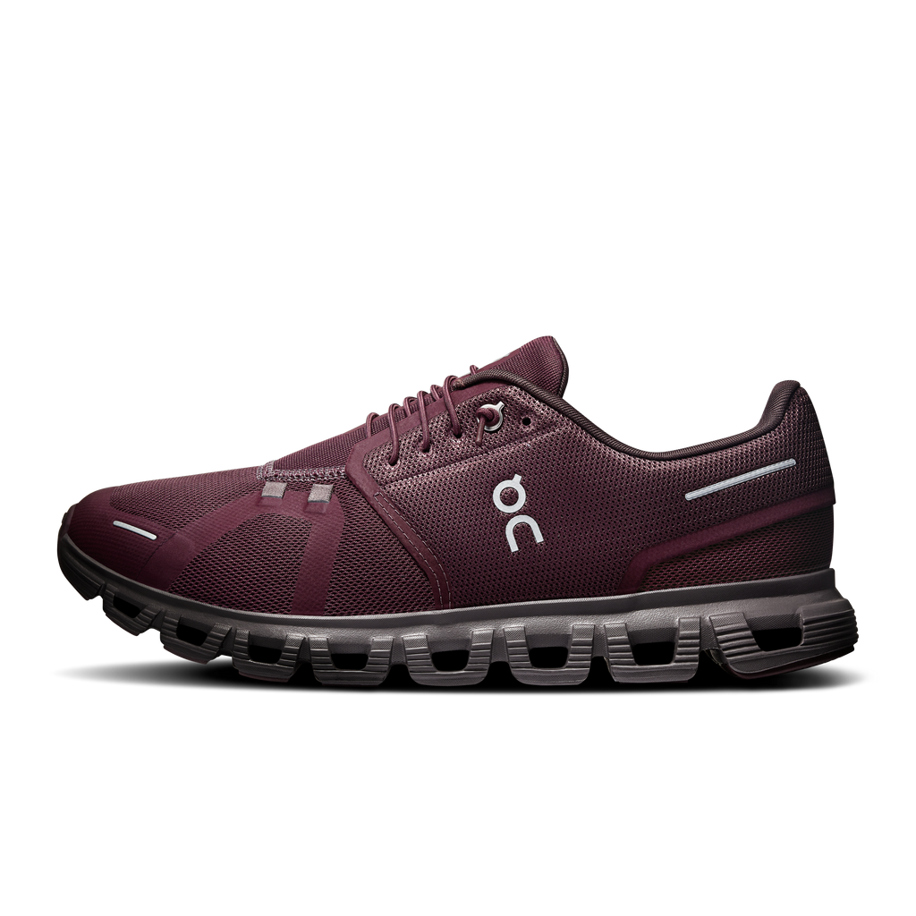 On Running Men's Cloud 6 in Mulberry/Pebble