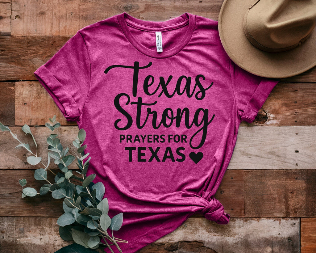 Retro Texas Strong God Bless Texas Print Sweatshirt