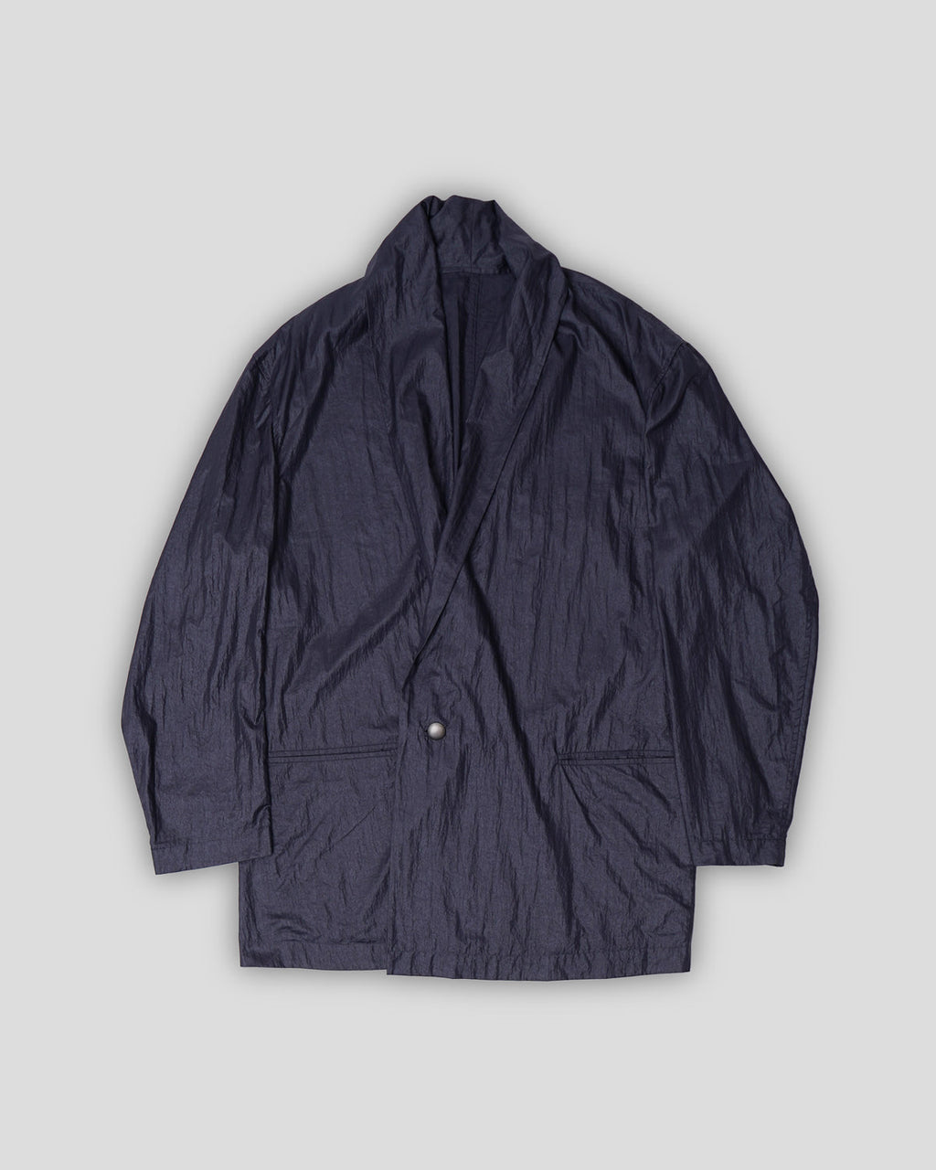 Shawl Collar Nylon Jacket