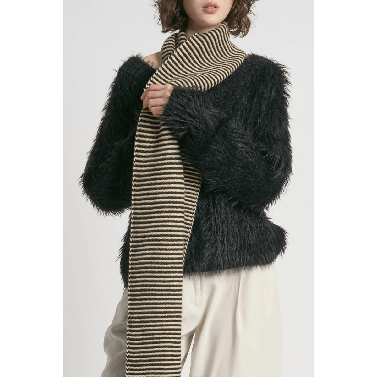 Striped Stitch Scarf