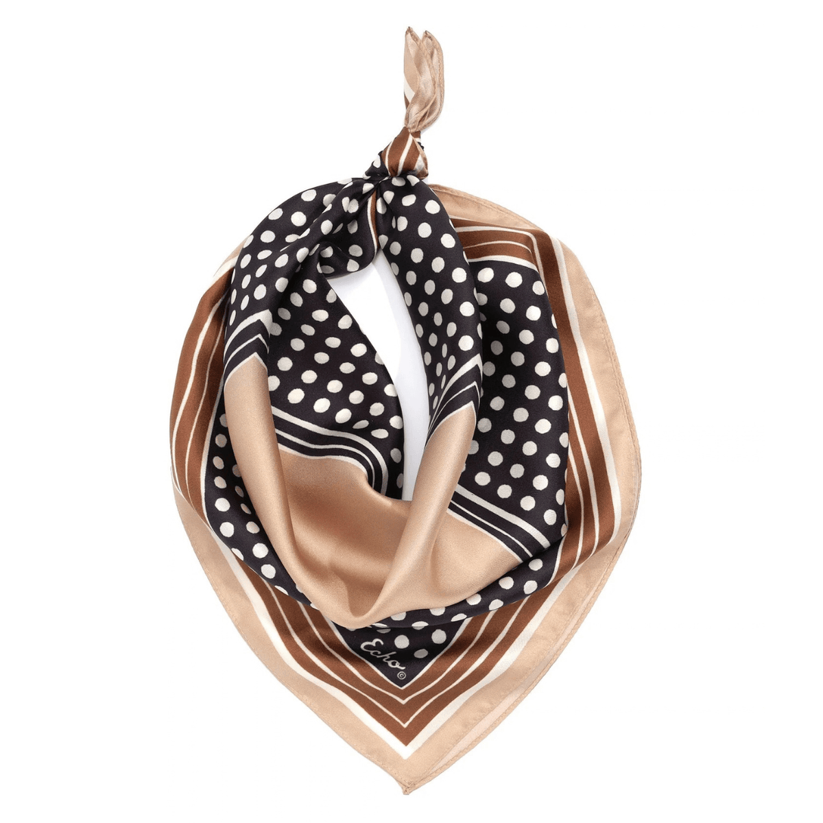 Dotty Silk Bandana