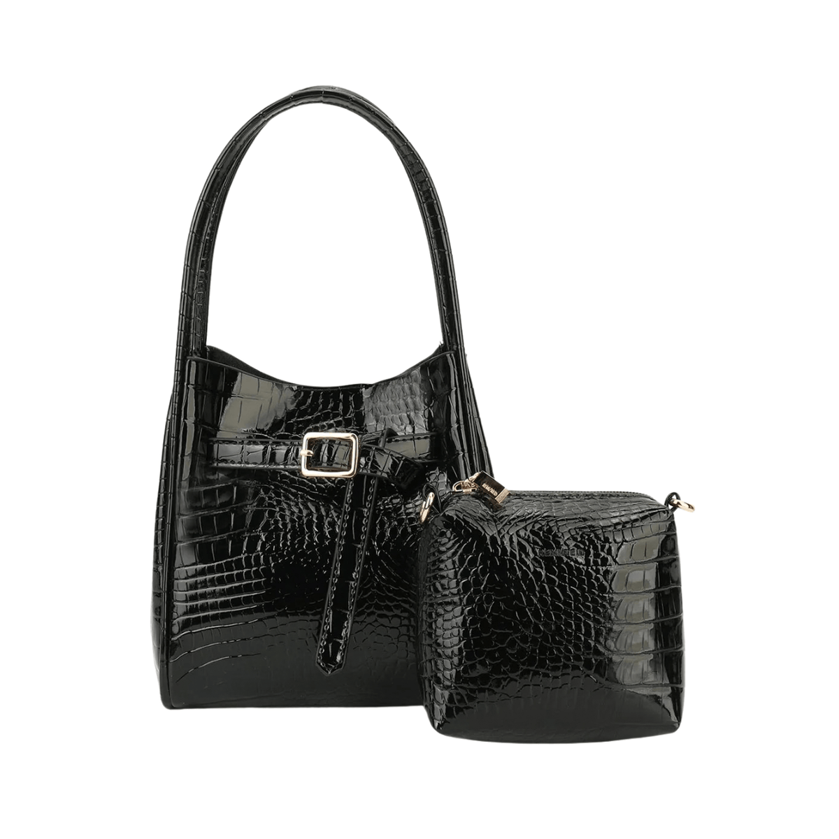 Hollace Croc Mini Tote