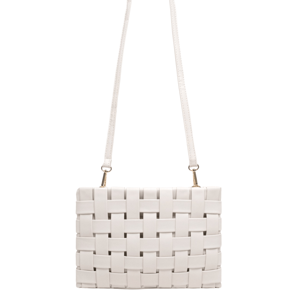 Lindy Woven Large Clutch