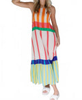 Women's Charlie Striped Maxi Dress In Multi