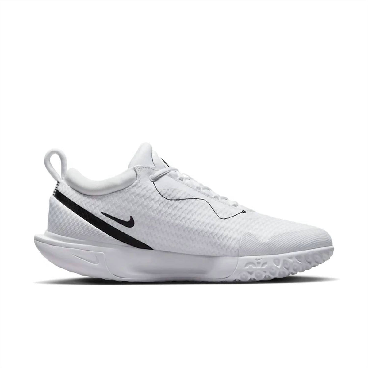 Men's Court Zoom Pro Hc Sneakers In White/ Black