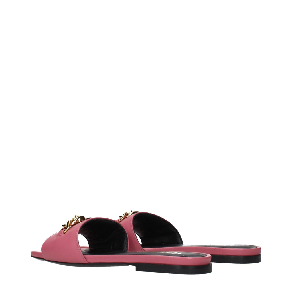 Versace Leather Women's Slippers