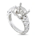 LB Exclusive 18K White Gold 2.0ct Diamond Mounting Ring MF10-082026