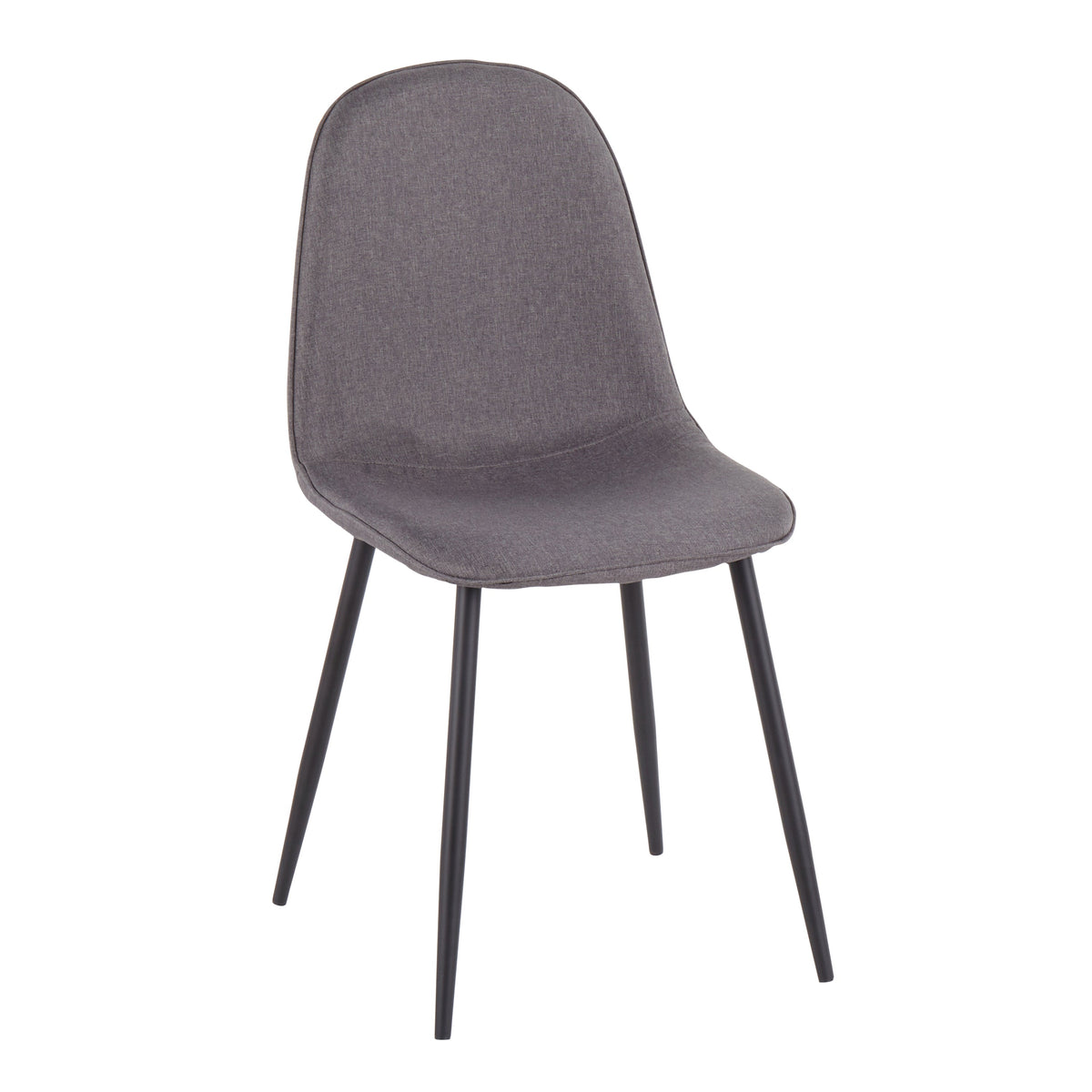 Modern Fabric Accent Chairs Set of 2