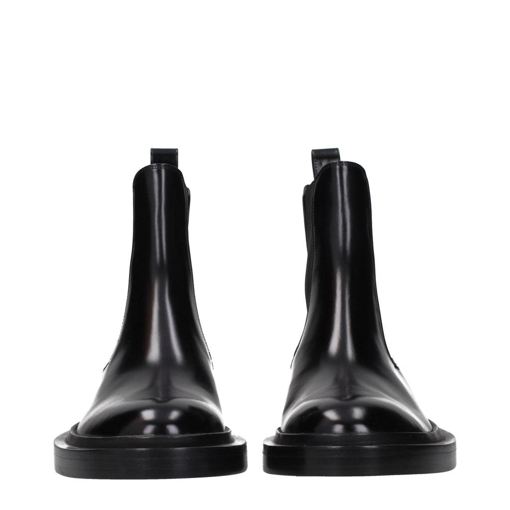 Jil Sander Leather Ankle Women's Boots