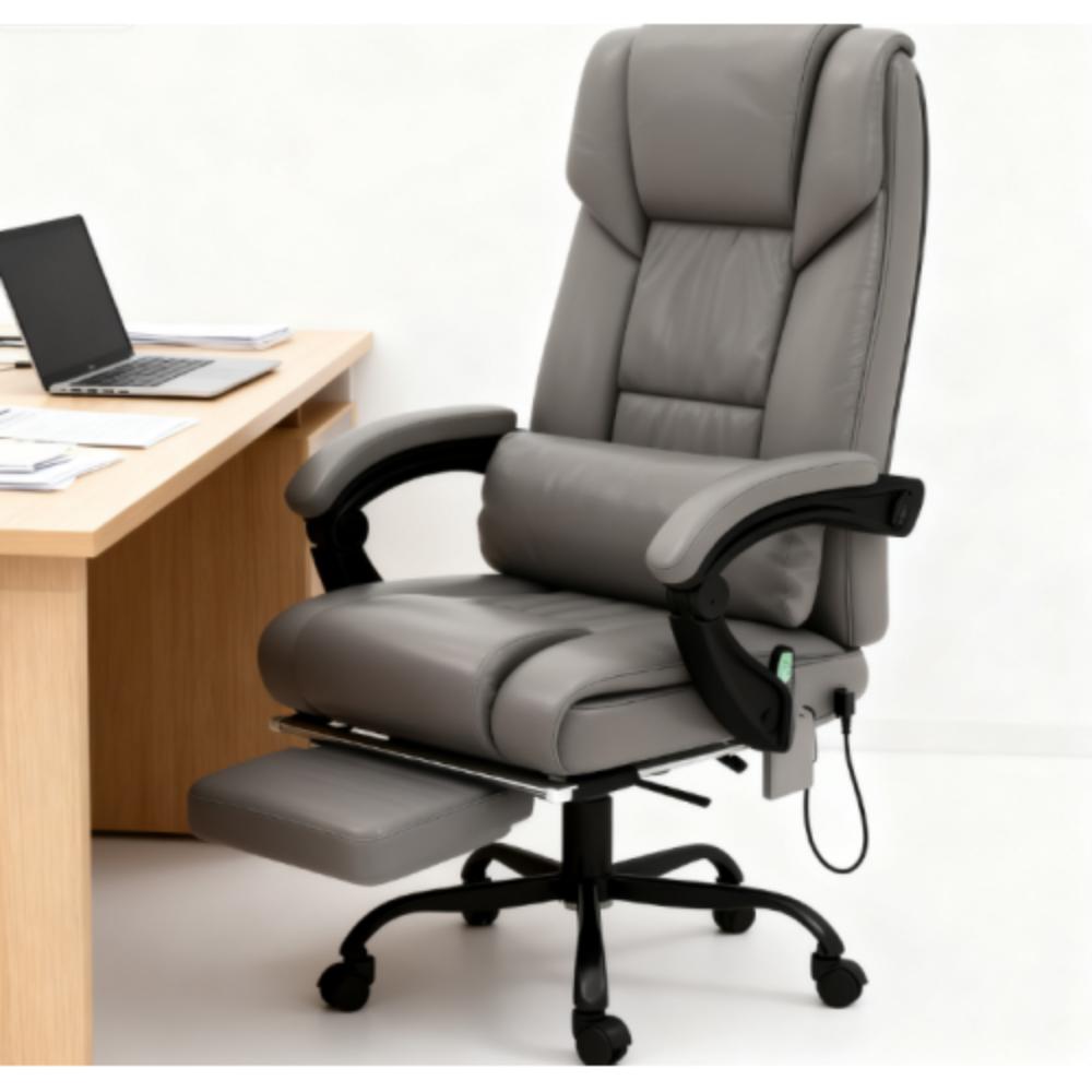 Reclining Office Chair with Remote-Controlled Massage