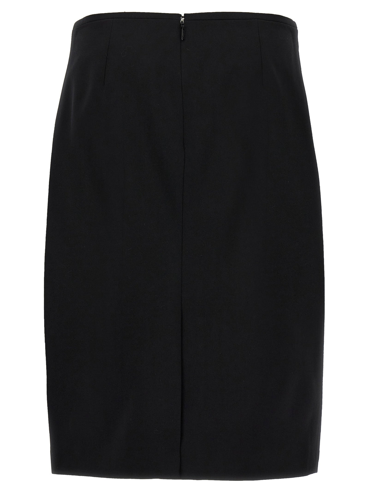 Versace Virgin Wool Midi Women's Skirt