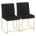 Velvet Upholstered Dining Chairs
