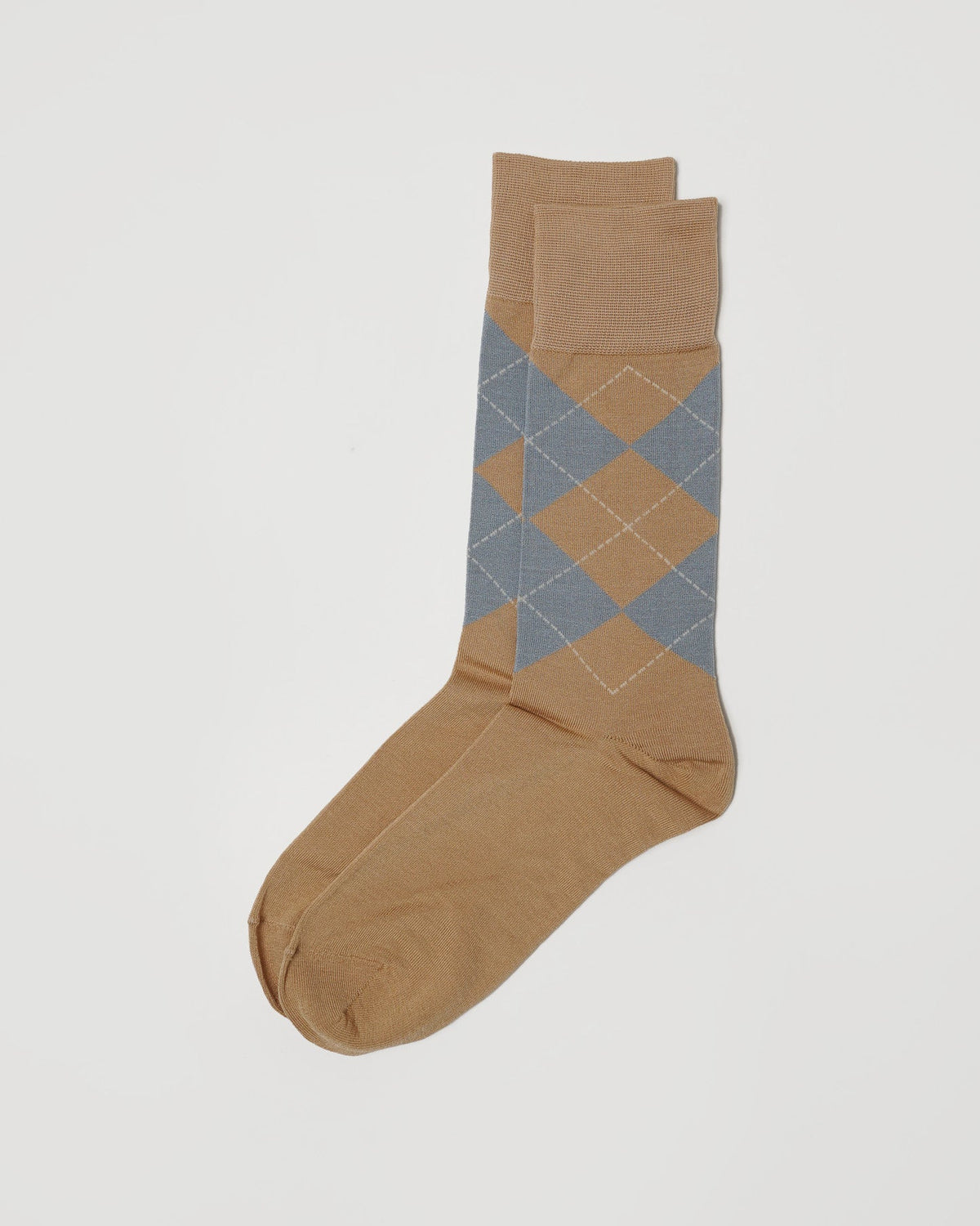 Argyle Socks / Beige