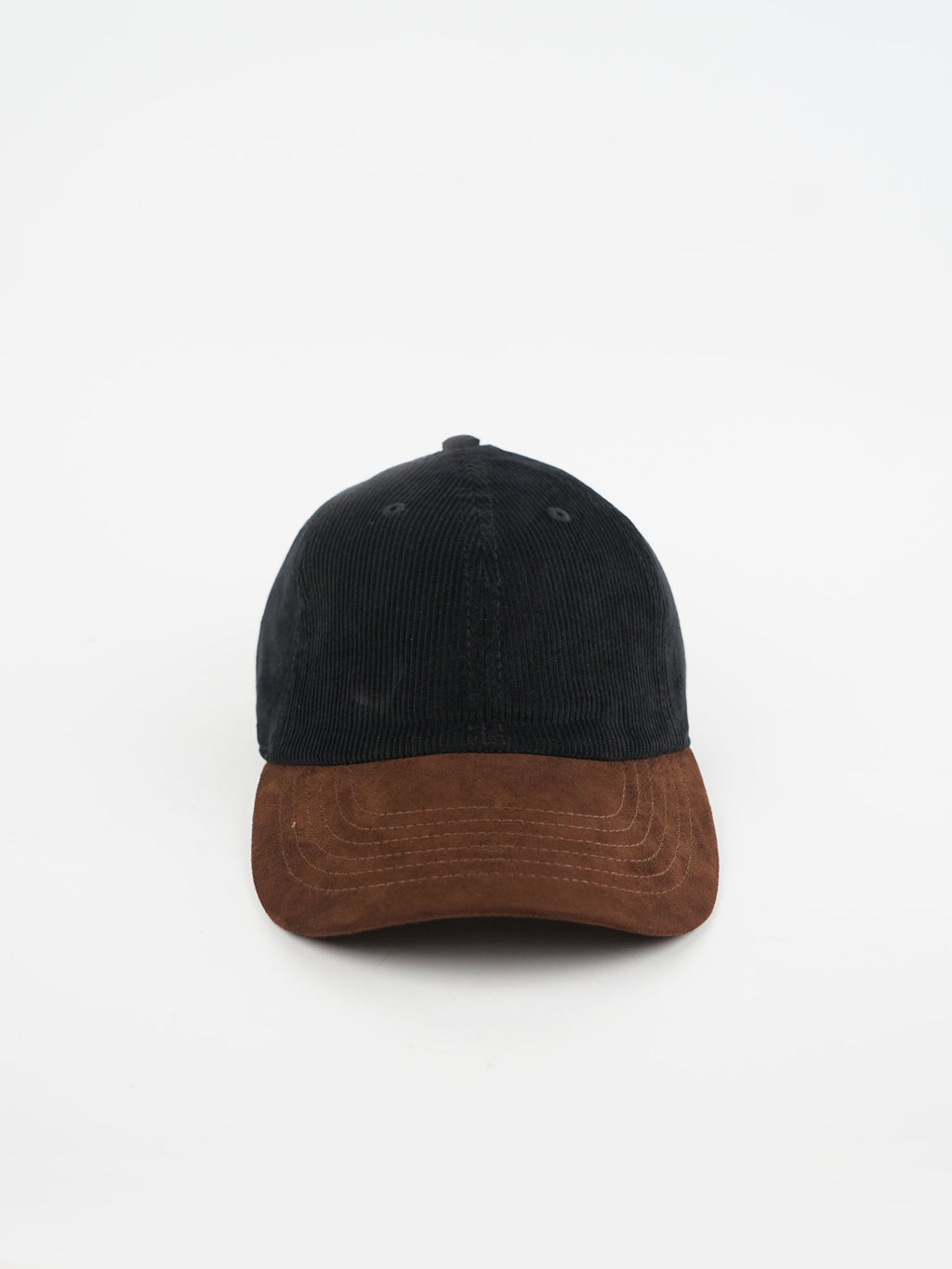 Corduroy Cap / Black x Brown