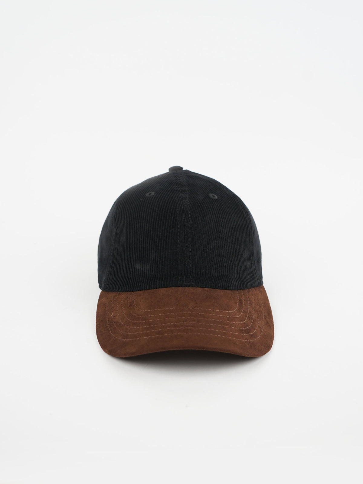 Corduroy Cap / Black x Brown