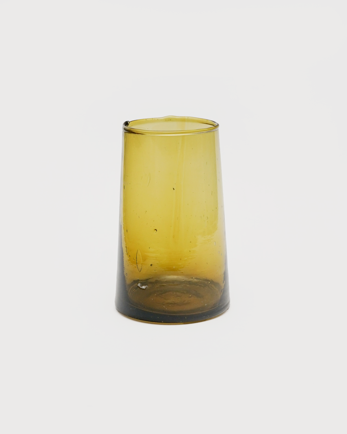 Moroccan Cone Glass / Amber