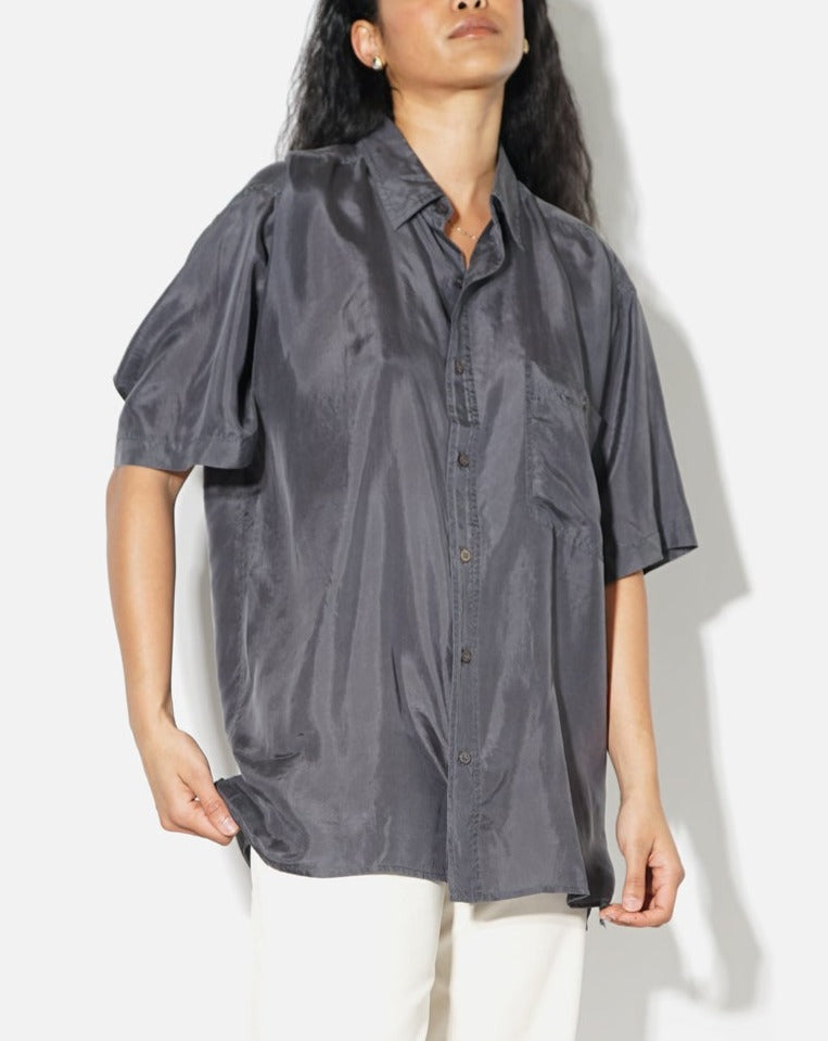 Silk Shirt Short Sleeve / Basic