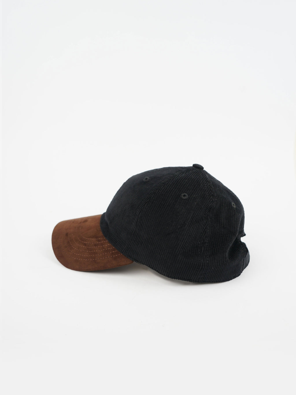 Corduroy Cap / Black x Brown