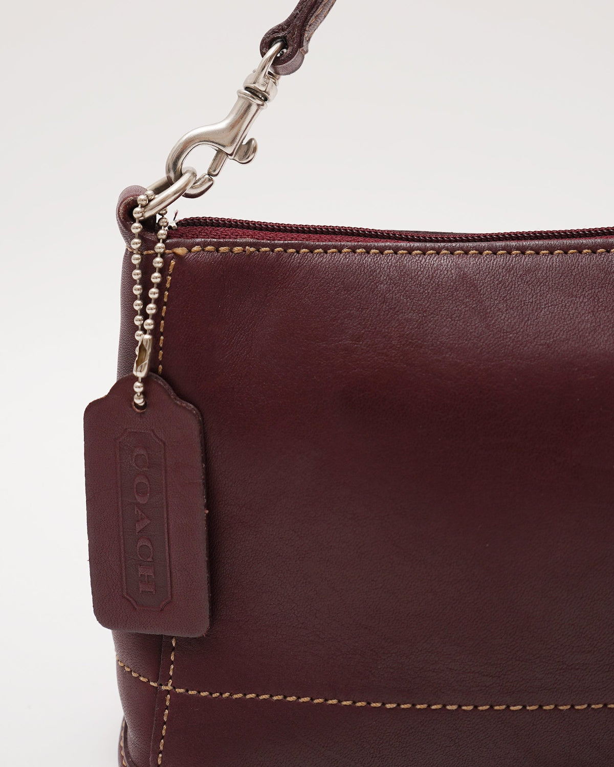 Burgundy Leather Handbag