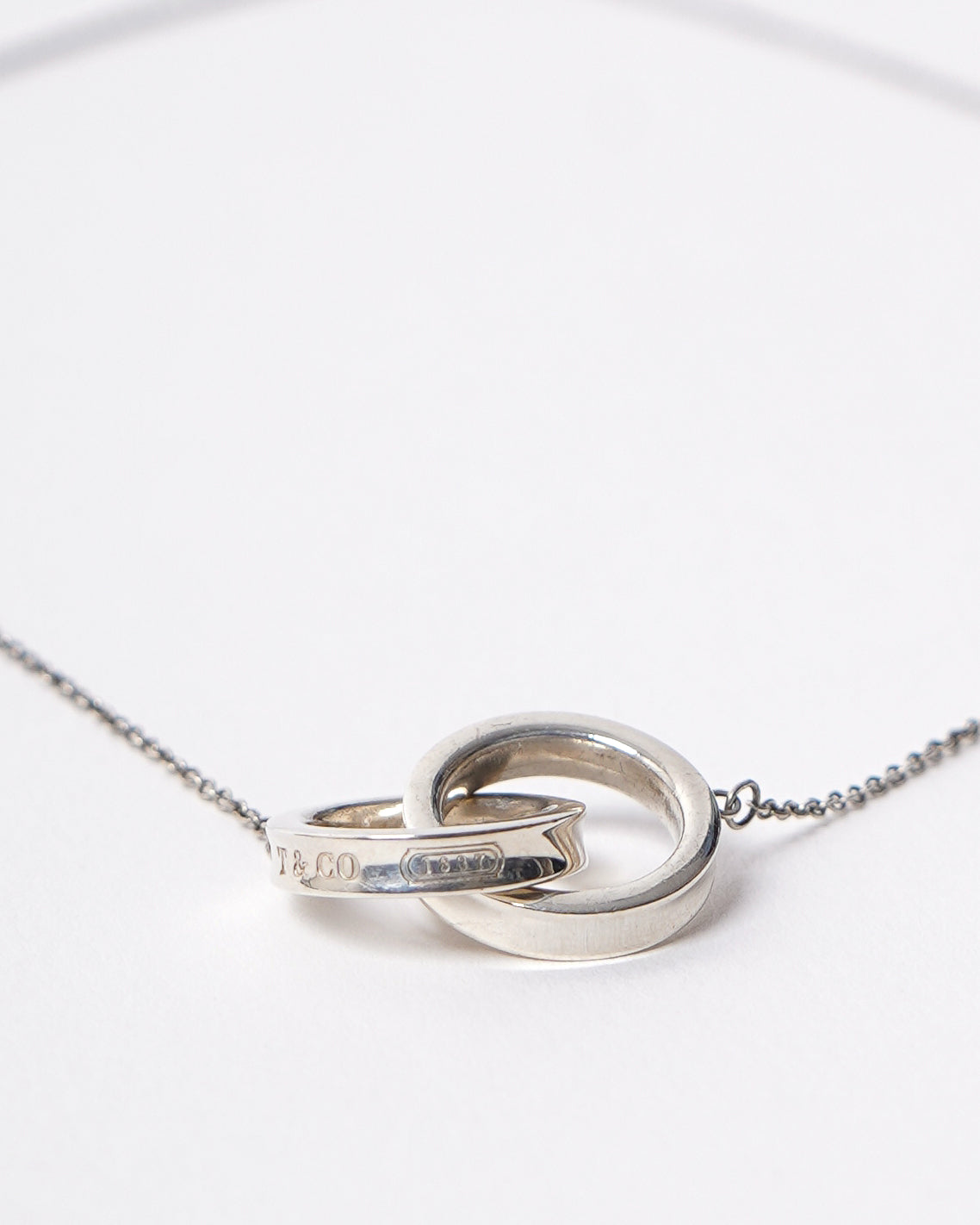 Silver 1837 Interlocking Circle Pendant