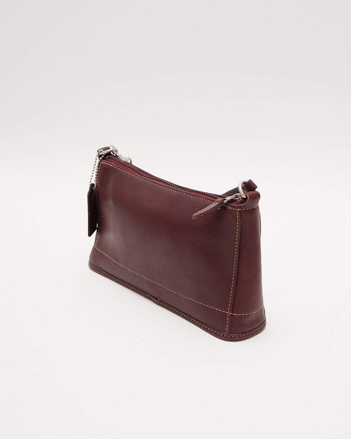 Burgundy Leather Handbag