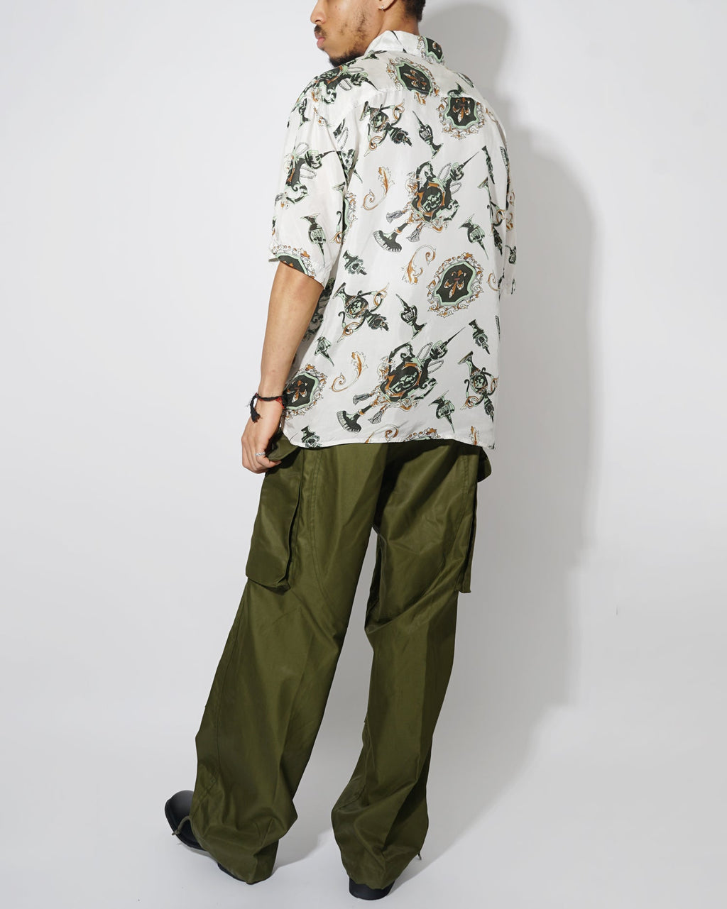Silk Shirt Short Sleeve / Pattern F
