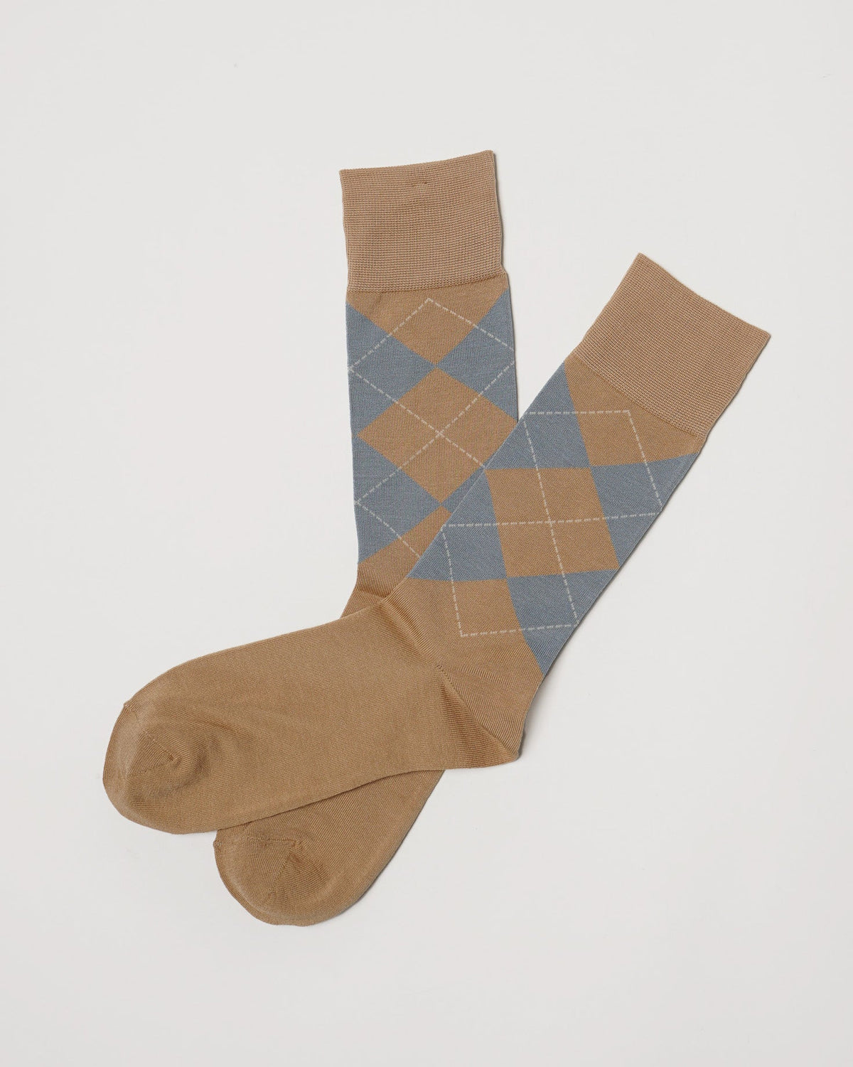Argyle Socks / Beige