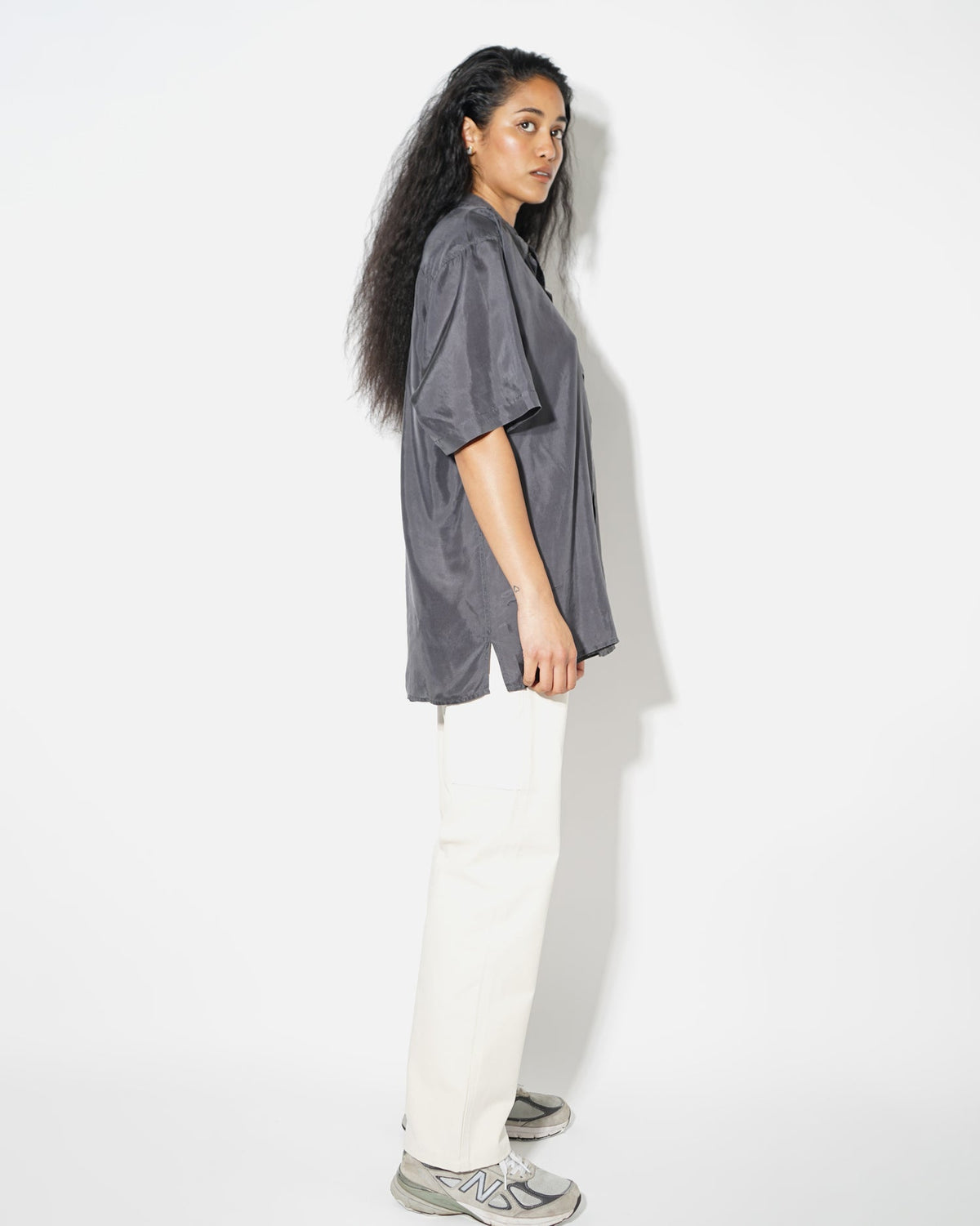 Silk Shirt Short Sleeve / Basic