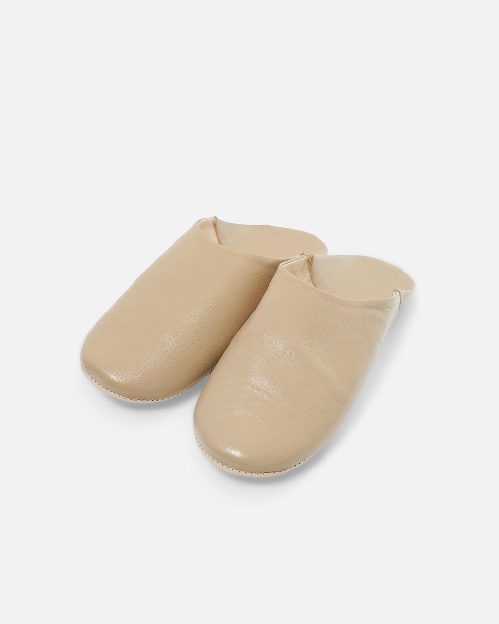 Moroccan Babouche Basic Slippers / Sand